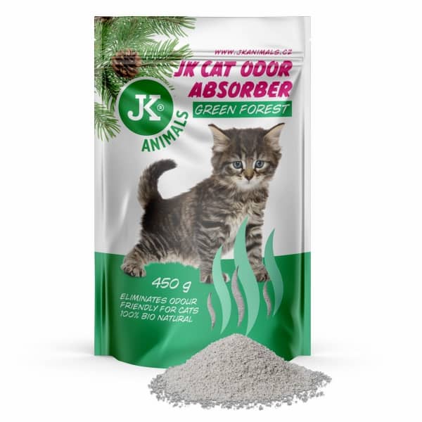 JK Absorber Forest smaku absorbents kaķu pakaišiem ar meža aromātu 450 g